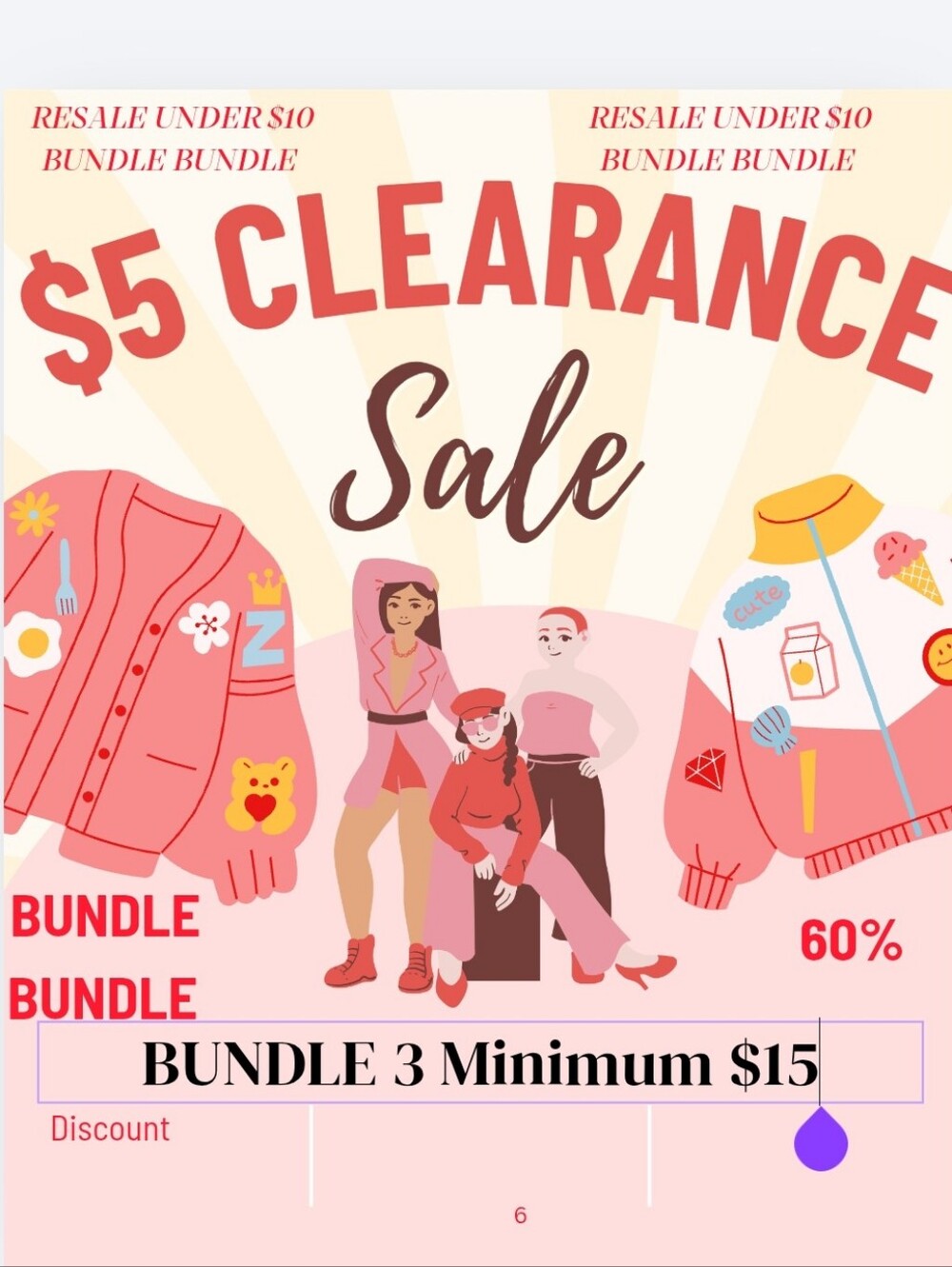 $15 MINIMUM SALE